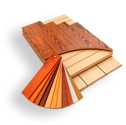 Широкие доски с чётким рисунком колец